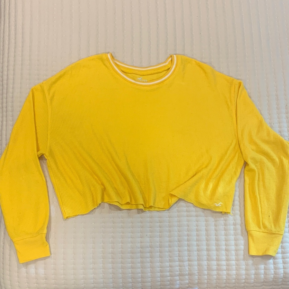 Hollister Bright Yellow Boyfriend T-Shirt